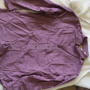 Men's Red Checkered Shirt